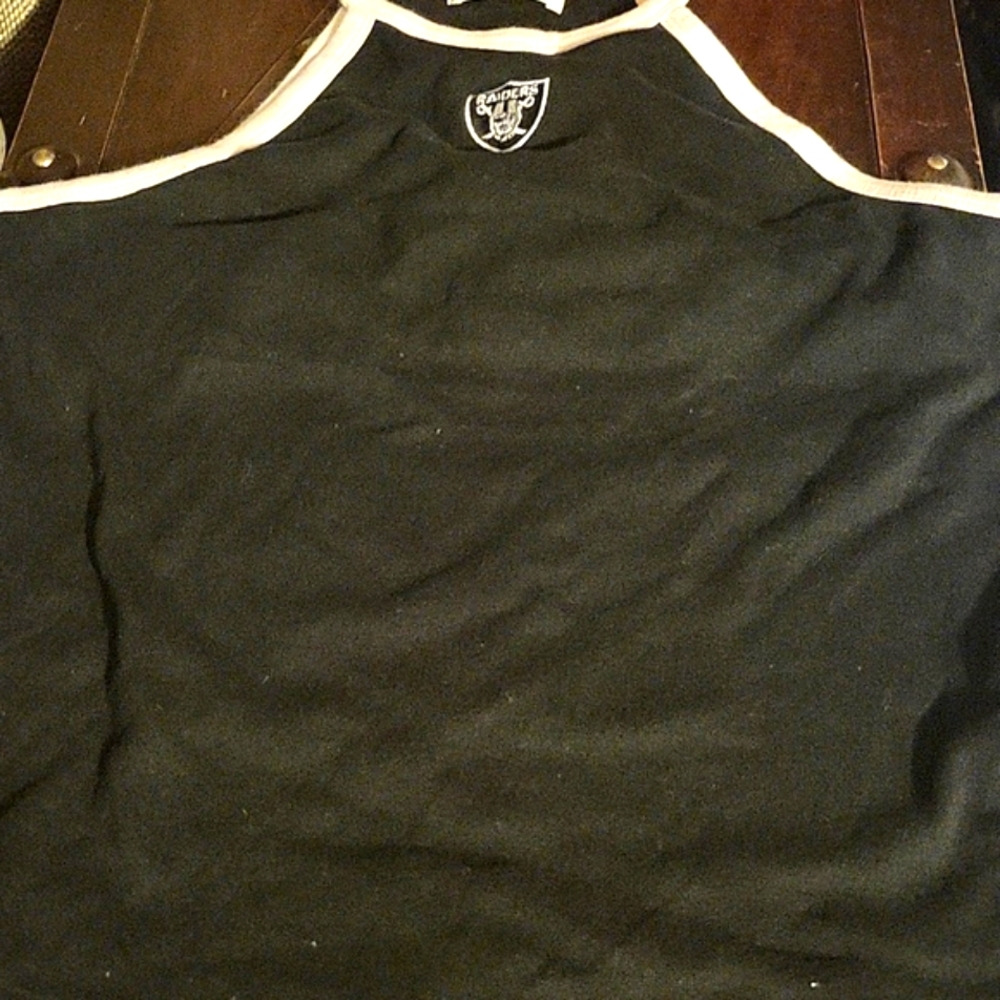 Antigua Black and White Raiders Shirt